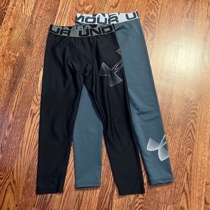 Boys leggings, Under Armour, selling as a bundle, size YMD